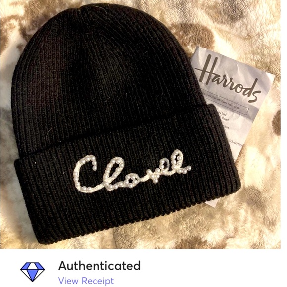 Authentic Chanel Knit Script Beanie 🌹 - Picture 2 of 8